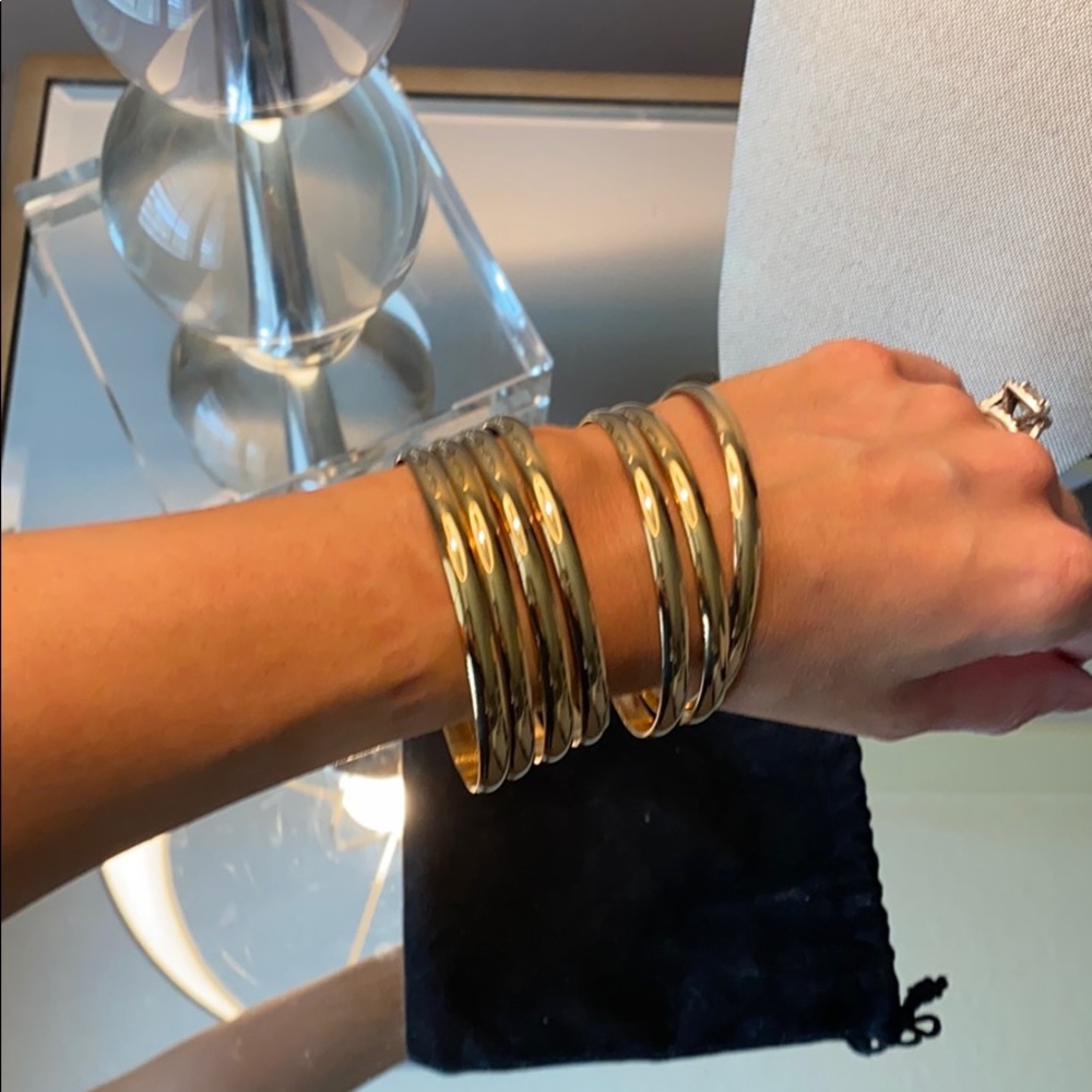 Gold bangles - Picture 2 of 2